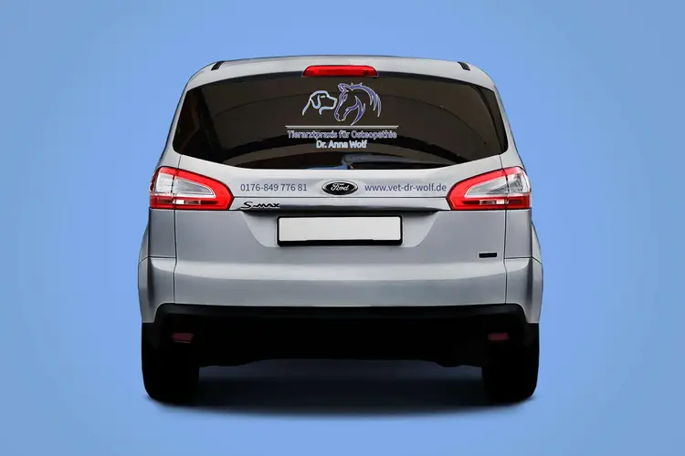 Dr.Anna Wolf Autobeschriftung